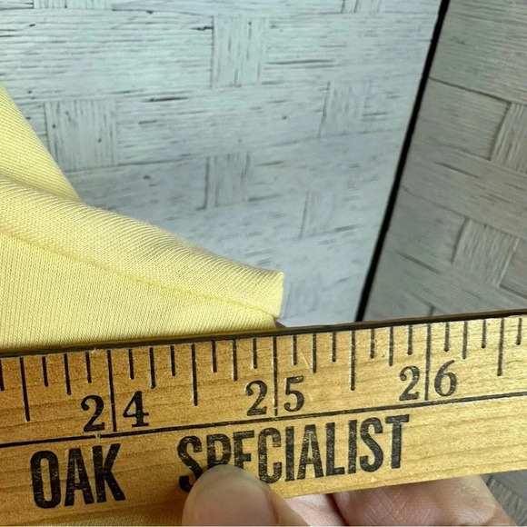 L.L.Bean Long Sleeve Tshirt Solid Yellow 100% Supima Cotton Pullover plus size - Picture 6 of 7